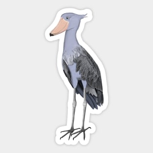 Shoebill Bird Birdlover Birdwatcher Animal Biologist Sticker